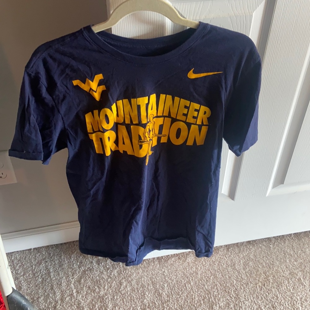 West Virginia university tee shirt- NIKE